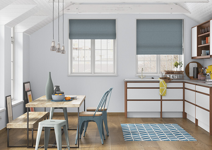 Ashbury, Slate - Twist&Fit Roman Blind - Image 5